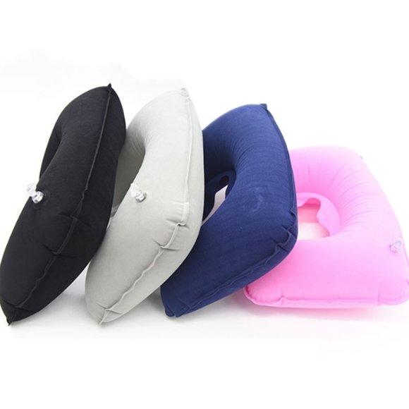 Inflatable Neck Pillow for Traveling, Portable Head and Neck Support Pillows, Su - Picture 6 of 16